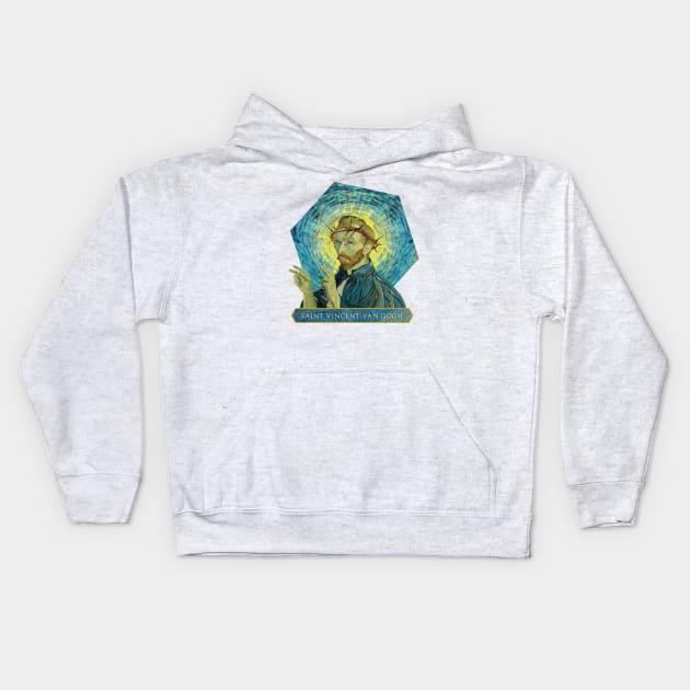 Saint Vincent van Gogh Kids Hoodie by hayatininevreni